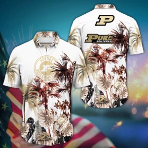 NCAA Purdue Boilermakers Hawaiian Shirt…