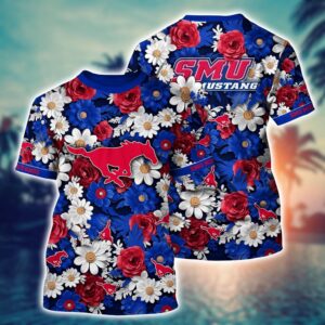 NCAA SMU Mustangs 3D T-Shirt…