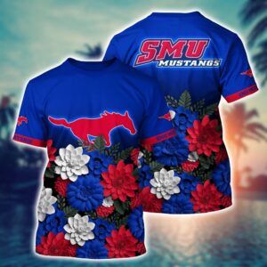 NCAA SMU Mustangs 3D T-Shirt…