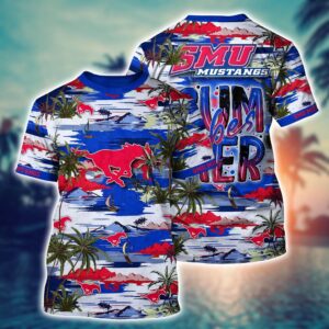 NCAA SMU Mustangs 3D T-Shirt…