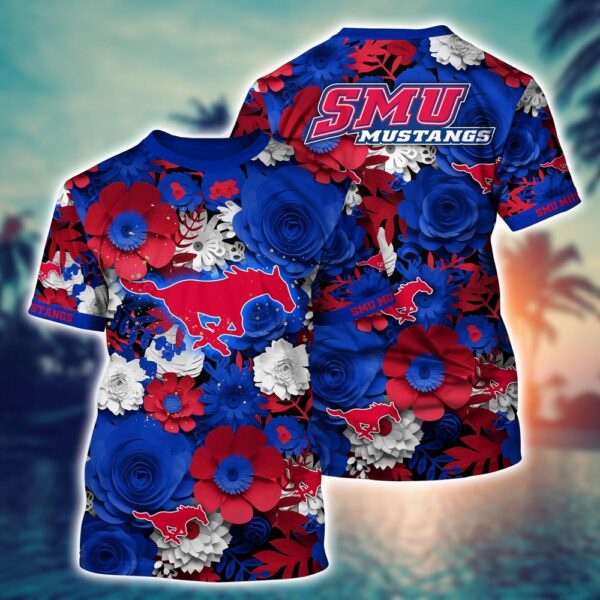 NCAA SMU Mustangs 3D T-Shirt Glamorous Tee Layers For Sports Fans