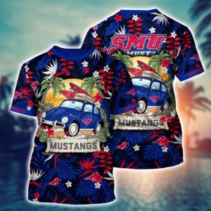 NCAA SMU Mustangs 3D T-Shirt…