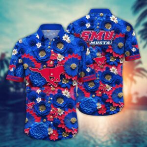 NCAA SMU Mustangs Hawaiian Shirt…