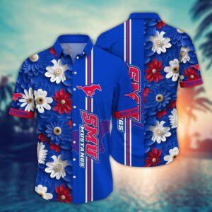 NCAA SMU Mustangs Hawaiian Shirt…