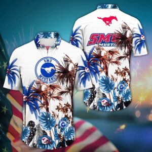 NCAA SMU Mustangs Hawaiian Shirt…