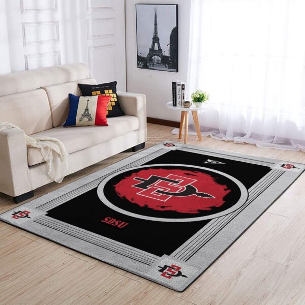 NCAA San Diego State Aztecs Area Rug Athletic Elegance