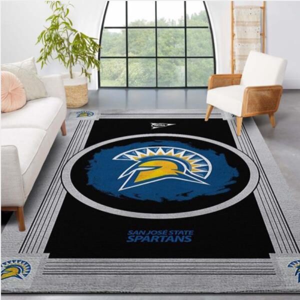 NCAA San Jose State Spartans Area Rug Bring The Excitement Of College Sports To Your Home