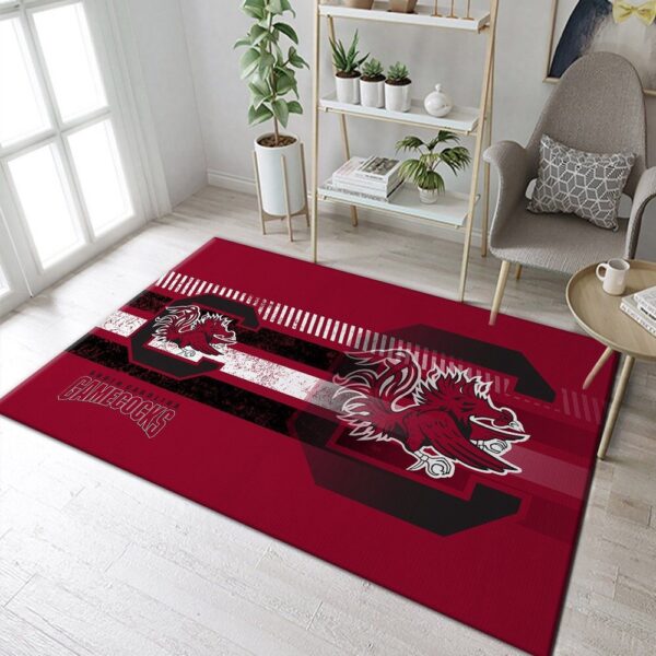 NCAA South Carolina Gamecocks Area Rug Add A Touch Of Flair To Your Living Space