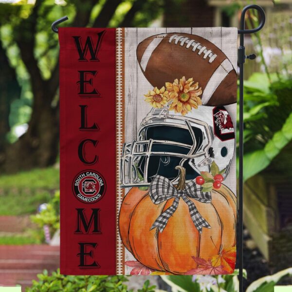 NCAA South Carolina Gamecocks Garden Flag College Pride Blooms