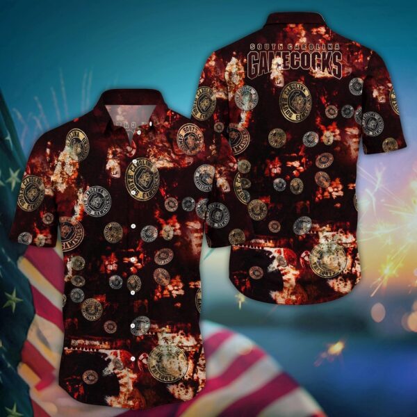 NCAA South Carolina Gamecocks Hawaiian Shirt Hawaiian Heat For Fans