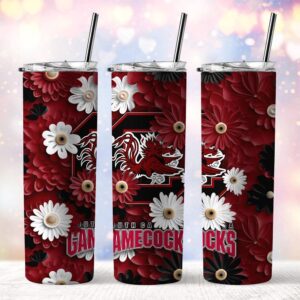 NCAA South Carolina Gamecocks Skinny Tumbler Team Spirit Refreshment 1