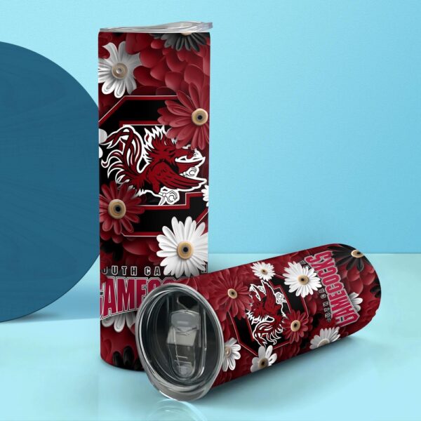 NCAA South Carolina Gamecocks Skinny Tumbler Team Spirit Refreshment