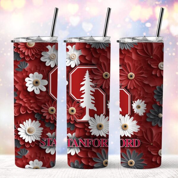 NCAA Stanford Cardinal Skinny Tumbler Team Spirit Refreshment