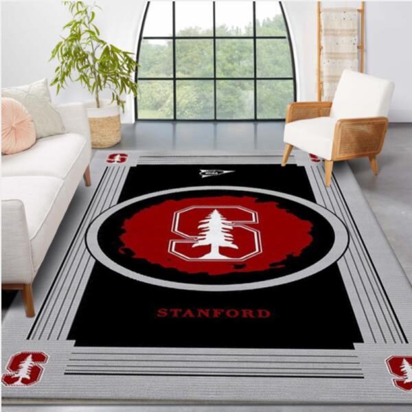 NCAA Stanford Cardinals Team Logo Rug Room Carpet Custom Area Floor Home Decor