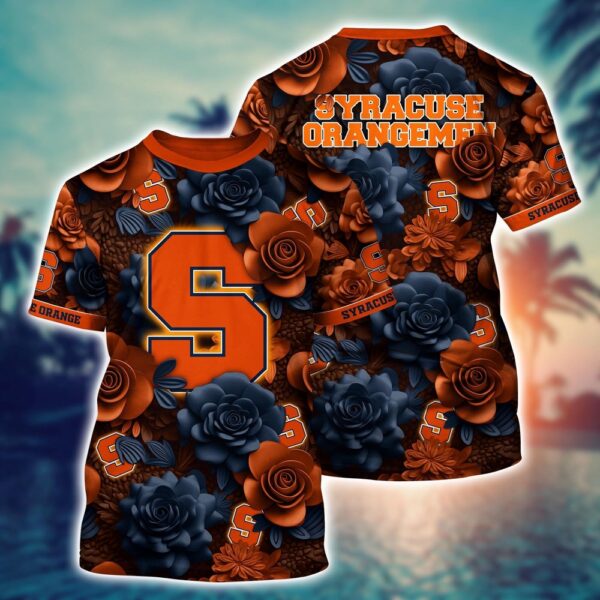 NCAA Syracuse Orange 3D T-Shirt Fashion Forward Bliss For Sports Fans