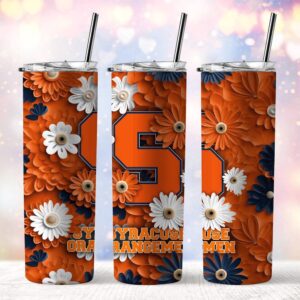 NCAA Syracuse Orange Skinny Tumbler Adventure In Every Sip 1