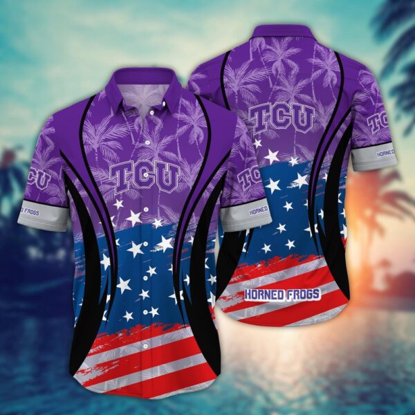 NCAA TCU Horned Frogs Hawaiian Shirt Spectator Style For Sports Enthusiasts