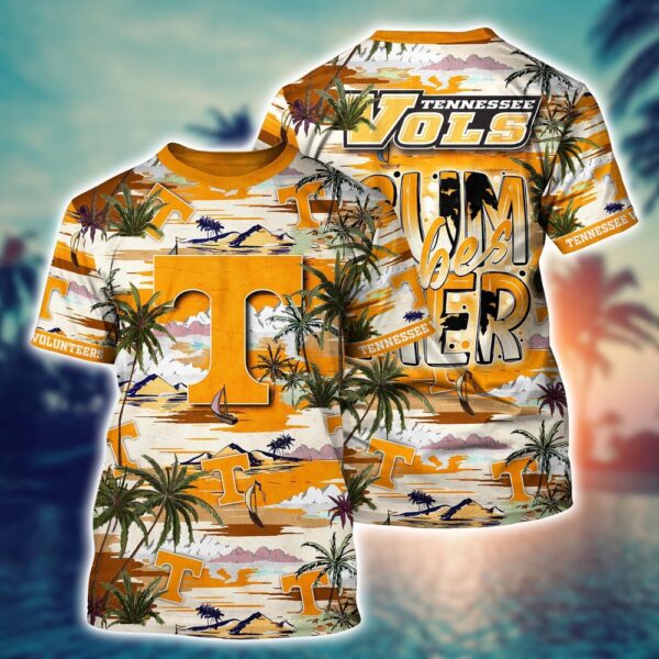 NCAA Tennessee Volunteers 3D T-Shirt Sporty Elegance Bliss