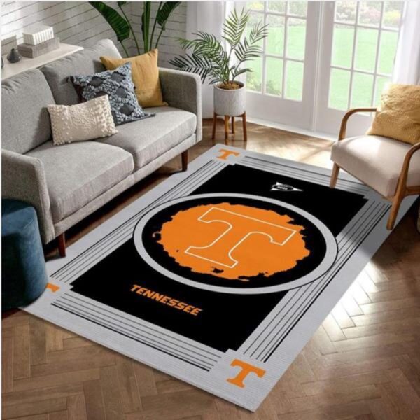 NCAA Tennessee Volunteers Team Logo Rug Room Carpet Custom Area Floor Home Decor