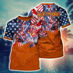 NCAA Texas Longhorns 3D T-Shirt…