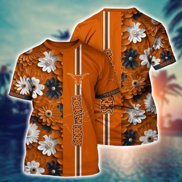 NCAA Texas Longhorns 3D T-Shirt Trendsetting Everyday Vibes