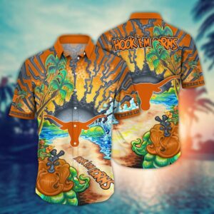 NCAA Texas Longhorns Hawaiian Shirt…