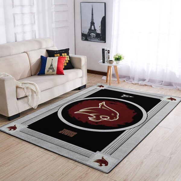 NCAA Texas State Bobcats Area Rug Athletic Elegance