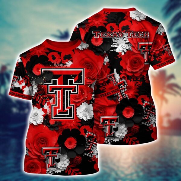 NCAA Texas Tech Red Raiders 3D T-Shirt Glamorous Tee Layers For Sports Fans