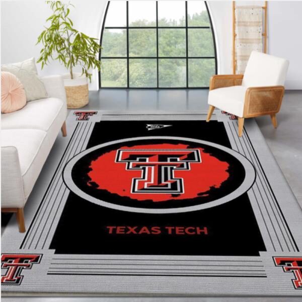 NCAA Texas Tech Red Raiders Area Rug Bring The Excitement Of College Sports To Your Home