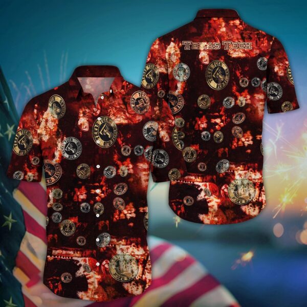 NCAA Texas Tech Red Raiders Hawaiian Shirt NCAA Luau League Look For Fans