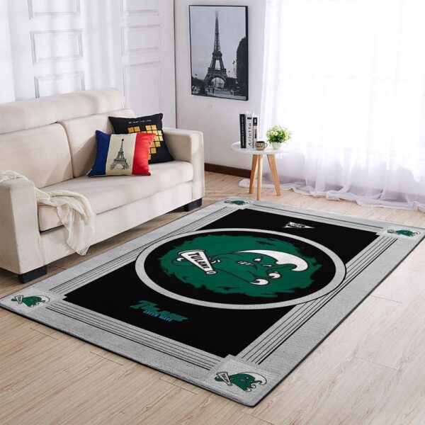 NCAA Tulane Green Wave Area Rug Athletic Elegance