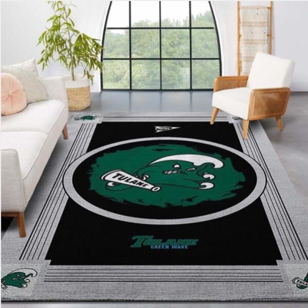 NCAA Tulane Green Wave Area Rug Bring The Excitement Of College Sports To Your Home