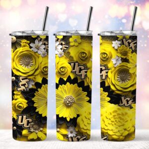 NCAA UCF Knights Skinny Tumbler Elegant Sips Of Victory 1