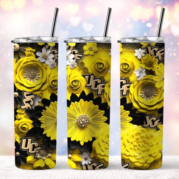 NCAA UCF Knights Skinny Tumbler Elegant Sips Of Victory