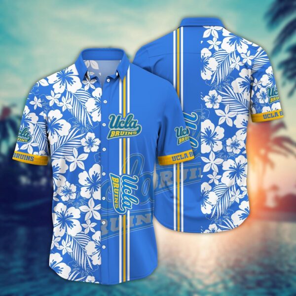 NCAA UCLA Bruins Hawaiian Shirt Floral Bliss For Big Fan