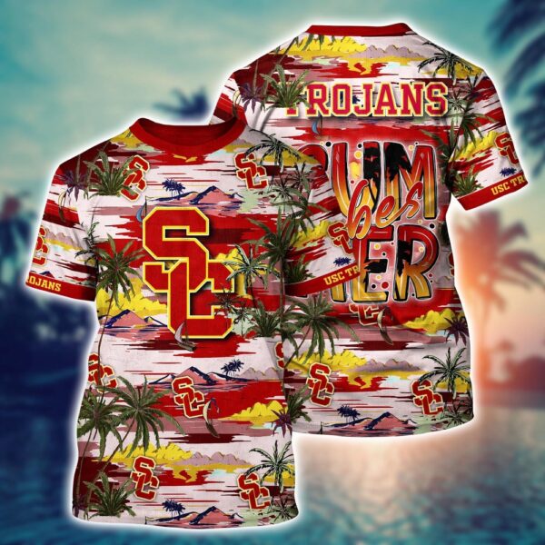 NCAA USC Trojans 3D T-Shirt Signature Comfort Style