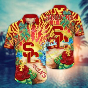 NCAA USC Trojans Hawaiian Shirt…