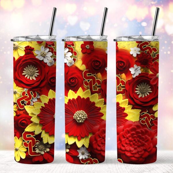 NCAA USC Trojans Skinny Tumbler Elegant Sips Of Victory