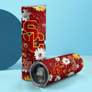 NCAA USC Trojans Skinny Tumbler Team Spirit Refreshment 2