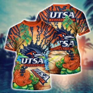 NCAA UTSA Roadrunners 3D T-Shirt…