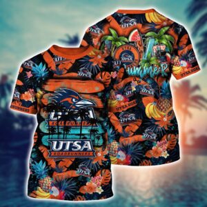 NCAA UTSA Roadrunners 3D T-Shirt…