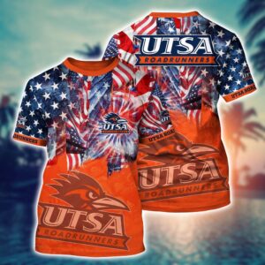 NCAA UTSA Roadrunners 3D T-Shirt…