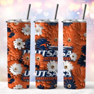 NCAA UTSA Roadrunners Skinny Tumbler Campus Spirit Quencher 1