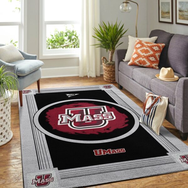 NCAA Umass Minutemen Area Rug Athletic Elegance