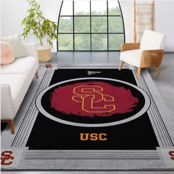 NCAA Usc Trojans Area Rug Bring The Excitement Of College Sports To Your Home