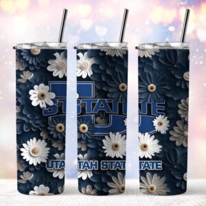 NCAA Utah State Aggies Skinny Tumbler Campus Spirit Quencher 1