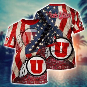 NCAA Utah Utes 3D T-Shirt…