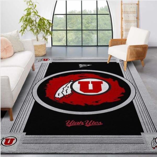 NCAA Utah Utes Area Rug Bring The Excitement Of College Sports To Your Home