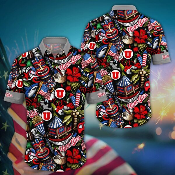 NCAA Utah Utes Hawaiian Shirt Spectacular Spirit For Sports Enthusiasts