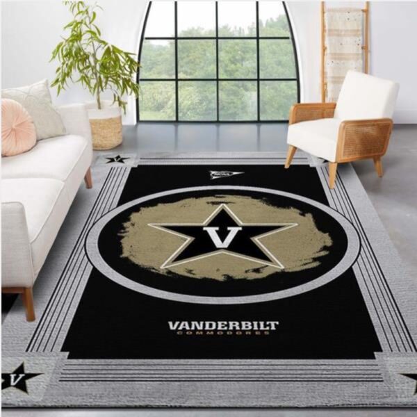 NCAA Vanderbilt Commodores Area Rug Bring The Excitement Of College Sports To Your Home